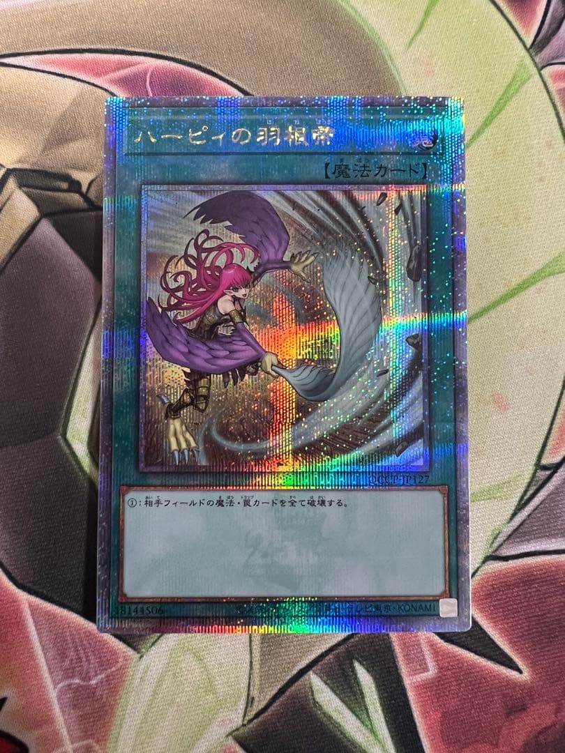 遊戯王　ハーピィの羽根帚　絵違い　25thシークレット　クオシク