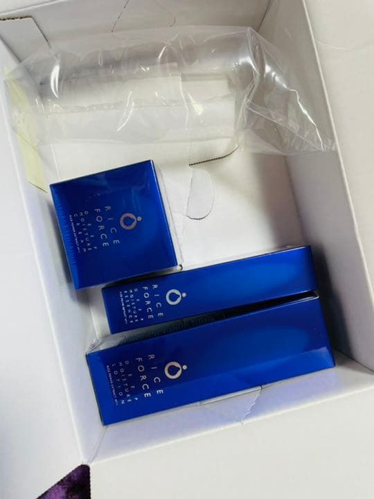 ライスフォースセット、化粧水、美容液、クリーム