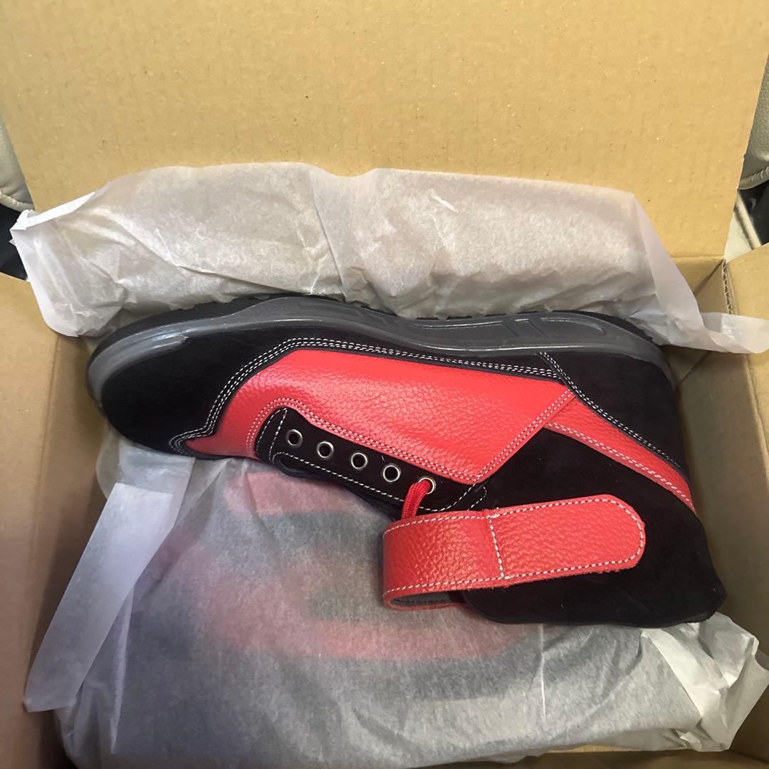 ZR-21BR 安全靴 26.5cm 黒/赤