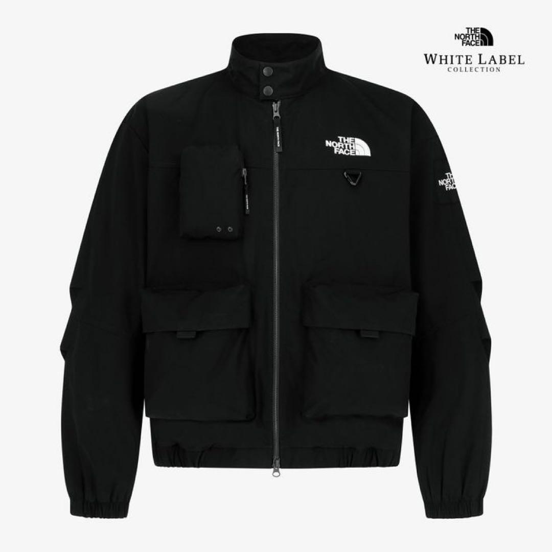 THE NORTH FACE ブラック マウンテンパーカー　ホワイトレーベル