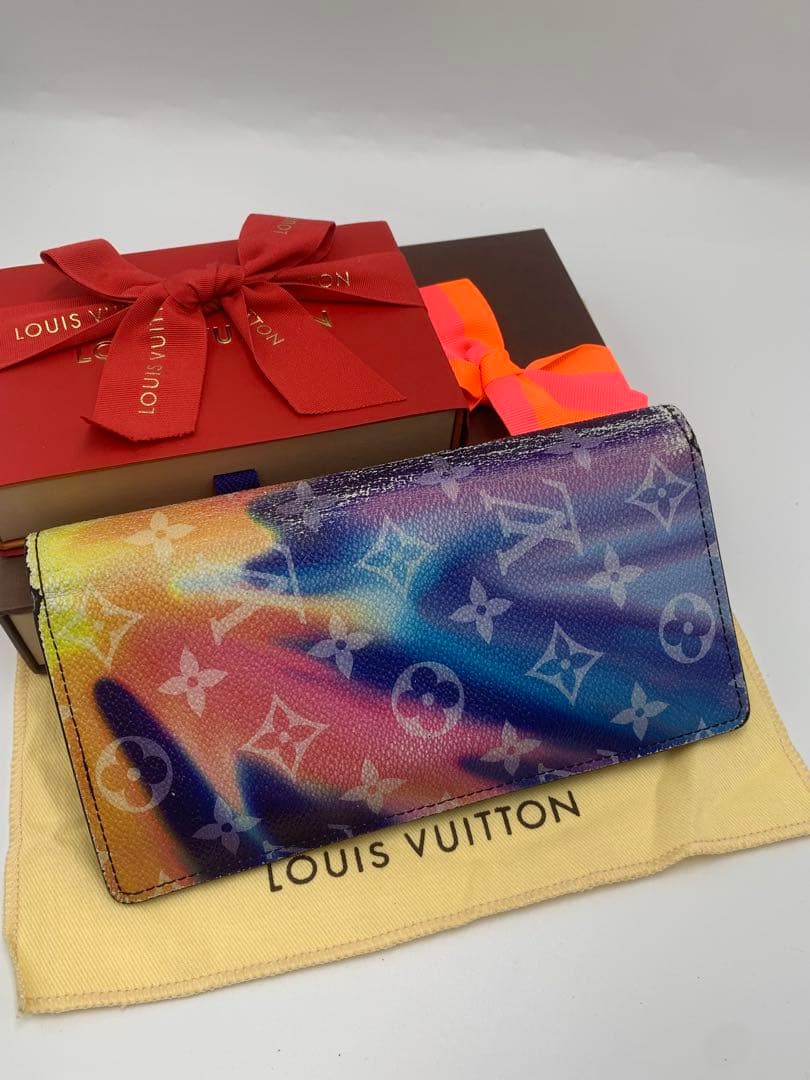 希少 RFID ルイヴィトン ポルトフォイユ ブラザ サンセット 長財布 P55 国内発送Super品 ルイ ヴィトン 財布/長札 ポルトフォイユ ブラザ