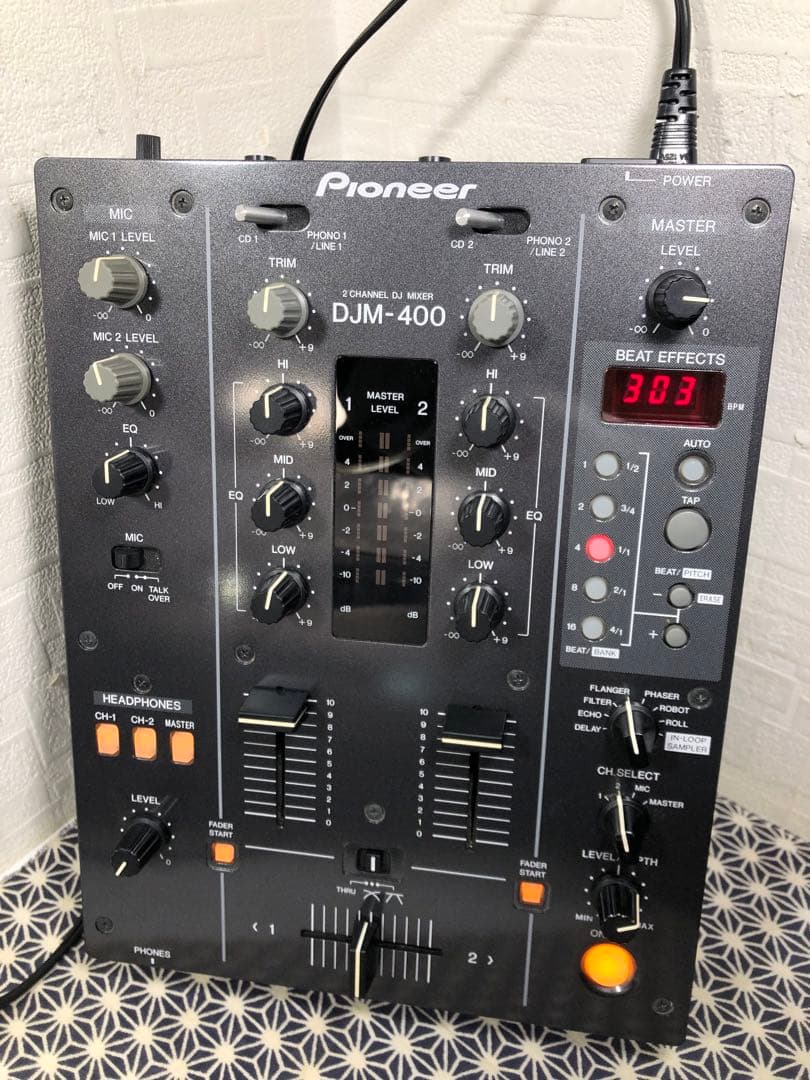 pioneer dj パイオニア　DJM-400 縦横フェーダーメンテナンス