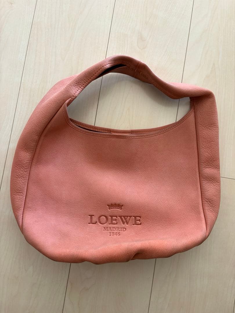 【LOEWE】ピンク　ハンドバッグ