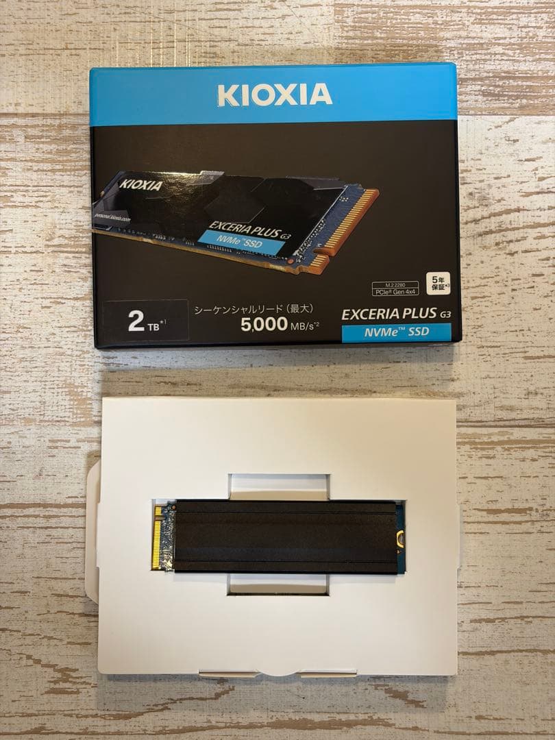 キオクシア SSD 2TB Gen4 / ヒートシンク付・外付け使用品 Amazon | キオクシア KIOXIA 内蔵 SSD 2TB NVMe M.2 Type 2280 PCIe