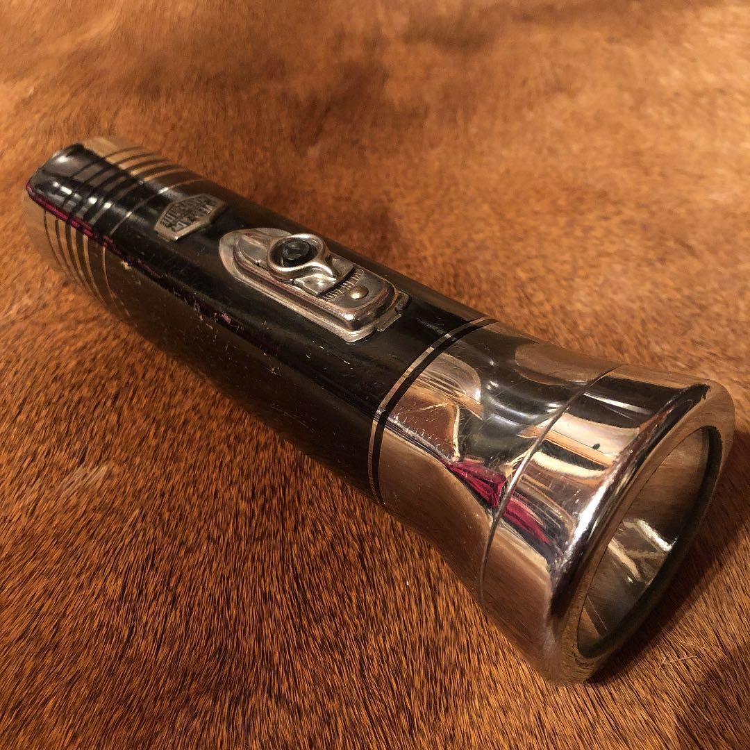 懐中電灯　ビンテージ  ライト　アメリカ　インダストリアル　鉄道　古道具　古物