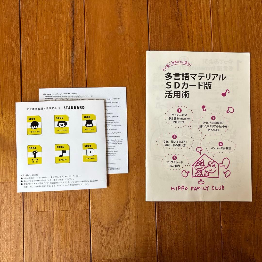 ヒッポファミリークラブ　多言語　7言語　SDカード 7ヵ国語で話そう！ヒッポファミリークラブ東三河（愛知県豊川市・豊橋