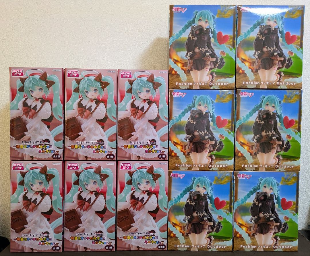 初音ミク チロルチョコ Fashion Outdoor フィギュア12体セット