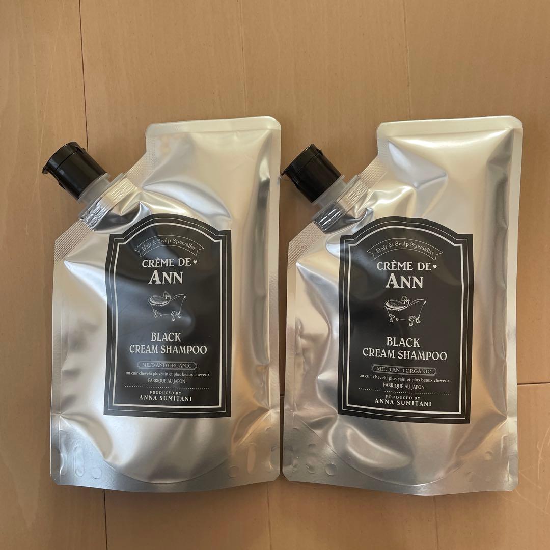 新品未開封】クレム ド アン ブラッククリームシャンプー 300g 2個 CREME DE ANN ブラッククリームシャンプー 300g 2個セット - クレム
