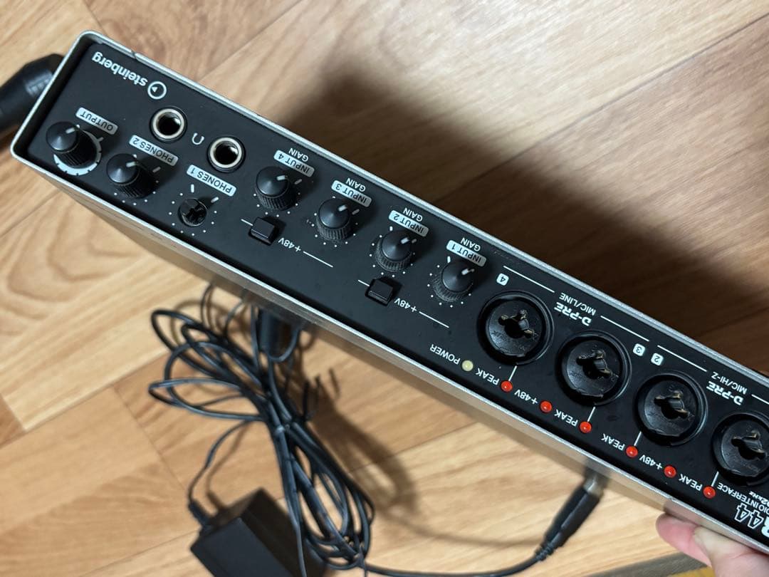 steinberg ur44 オーディオインターフェース