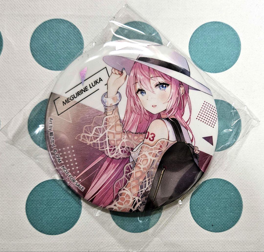 【新品】巡音ルカ 缶バッジ Art by 餡こたく SOLWA 財布 購入 特典