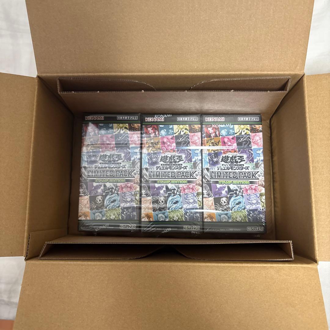 遊戯王LIMITED PACK -STAMP EDITION 未開封　3BOX