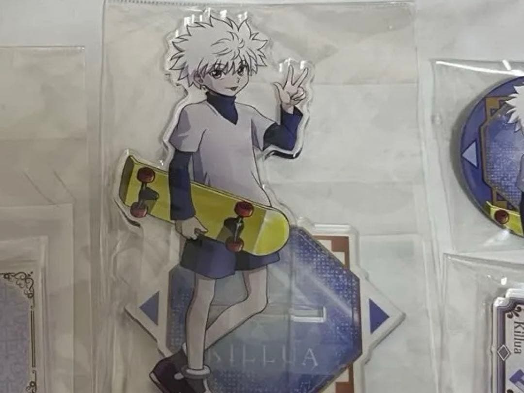 theキャラ ハンターハンター キルア アクスタ 缶バッジ