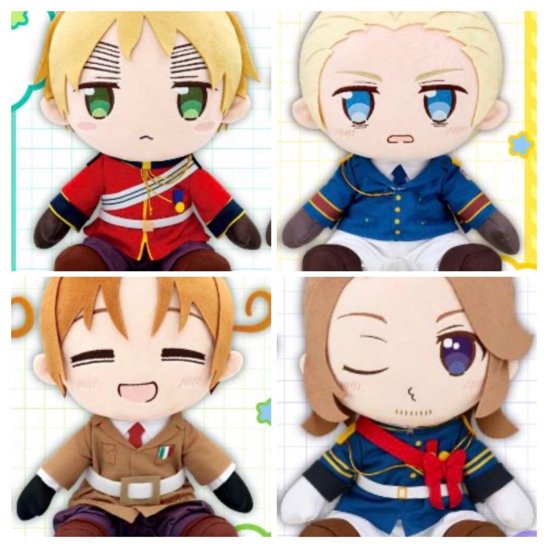 タイクレ限定　ヘタリア　World★Stars BIGぬいぐるみ　4セット