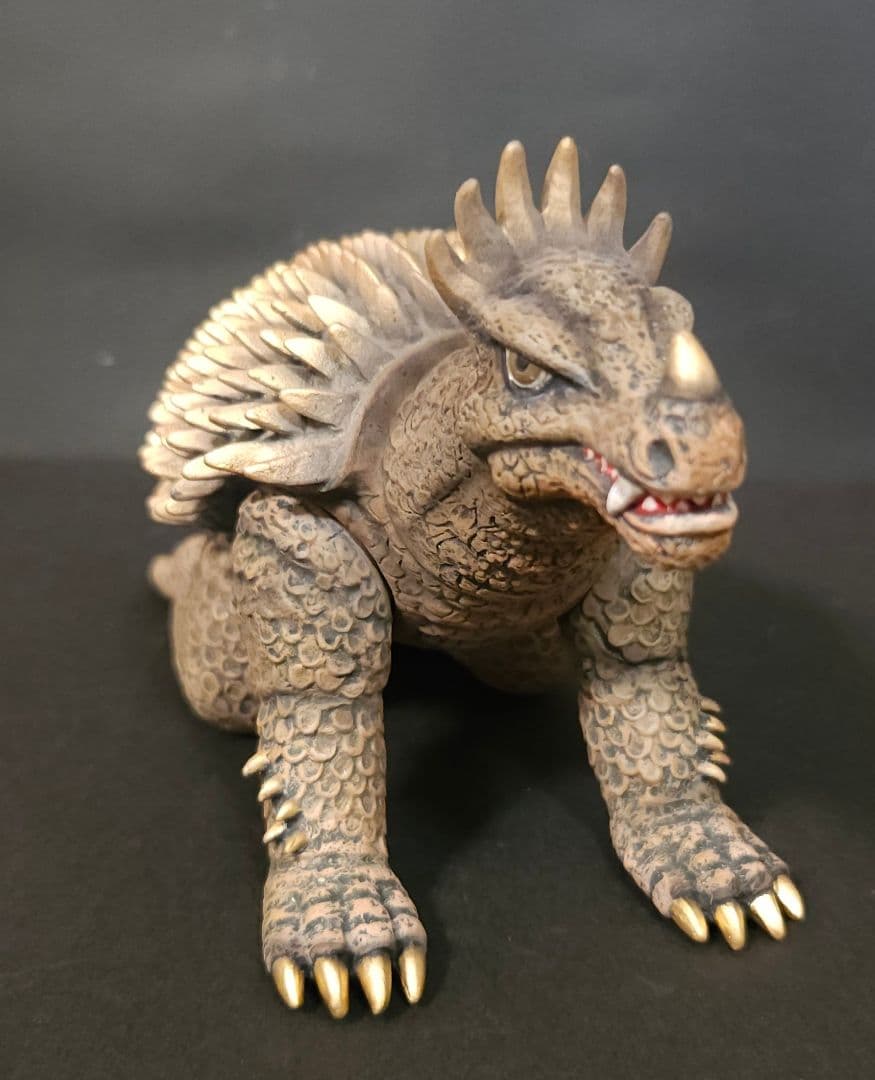 ゴジラ怪獣ソフビ　アンギラス　リペイント完成品