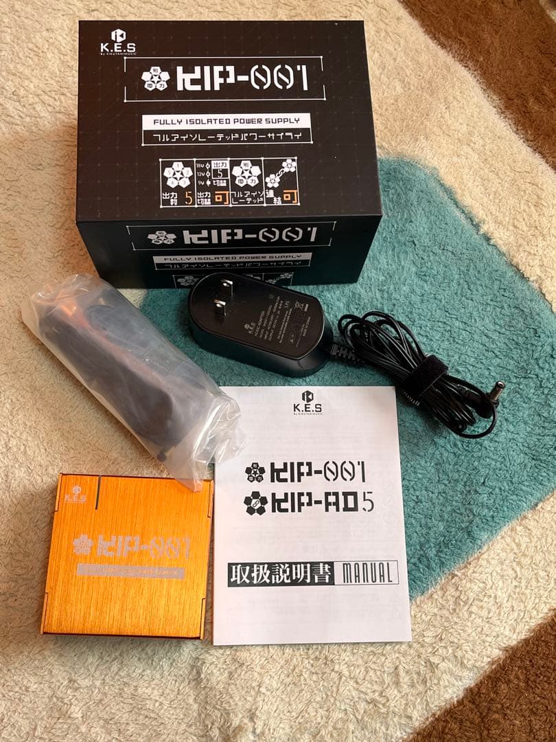 ★K.E.S KIP-001 パワーサプライ★美品★キクタニ K.E.Sの大定番パワーサプライ3モデルにオールブラックの限定仕様が登場
