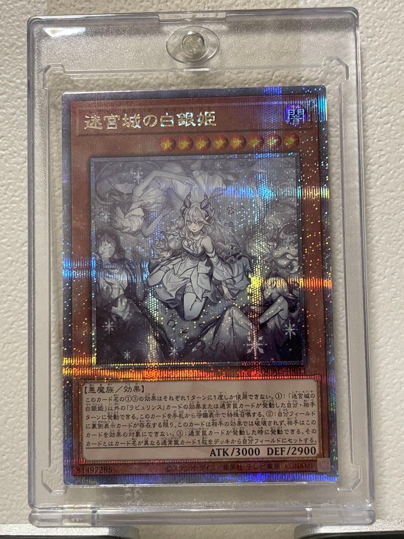 遊戯王　迷宮城の白銀姫　絵違い　25th
