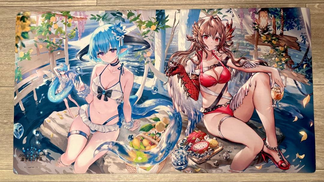 プレイマット シーサイドメモリーズ ラバーマット争奪戦 ガルミーユ フィルレイン プレイマット『シーサイド・メモリーズ フィルレイン&ガルミーユ