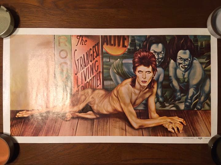 ビンテージ 70s デヴィッドボウイ ダイアモンドの犬 ポスター デッドストック ダイアモンドの犬（Diamond Dogs）』の想い出 : デヴィッド・ボウイ館