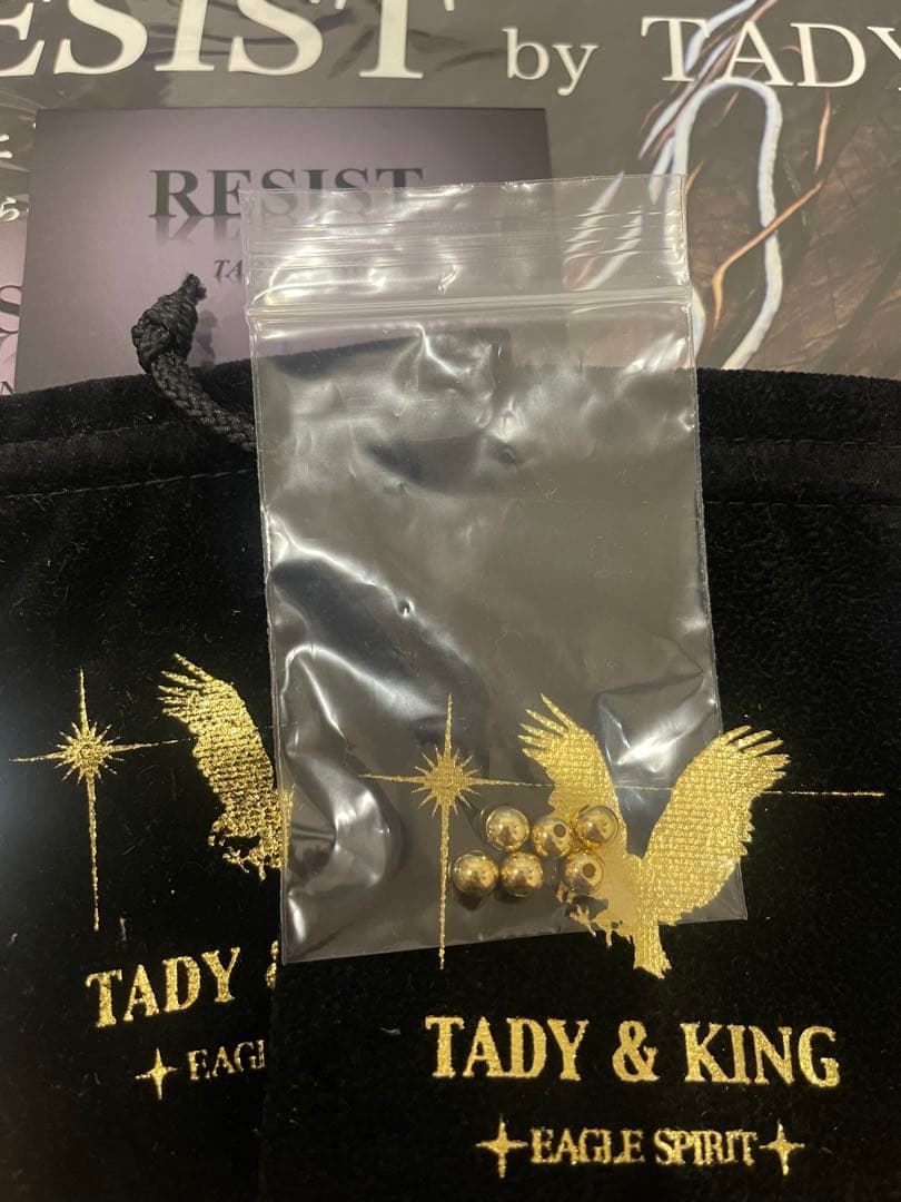 TADY & KING ゴールドコーティングビーズ 6発セット TADY & KING ゴールドコーティングビーズ 6発セット ファッション