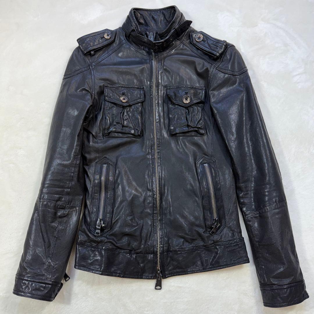 Y2K バッファローボブズ シワ加工シングルライダース 匠レザー CLASSIC