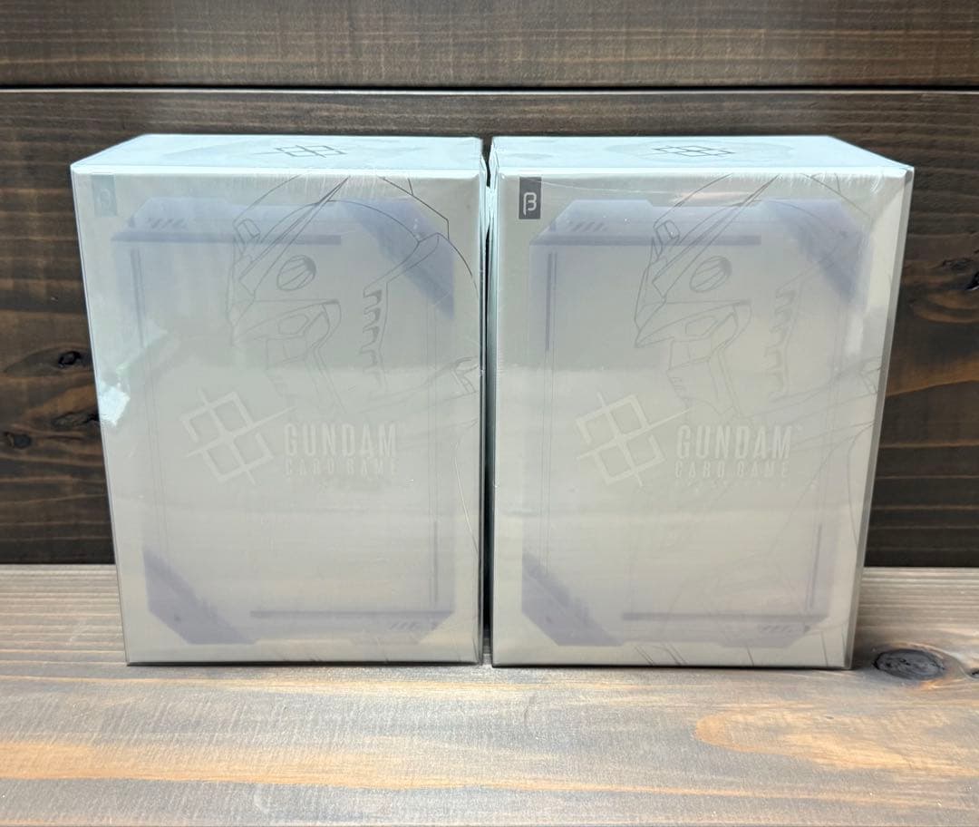 新品未開封ガンダムカードゲーム リミテッドBOX Ver.β 2個セット ガンダムカードゲーム リミテッドBOX Ver.β【未開封】 【宅配便のみ