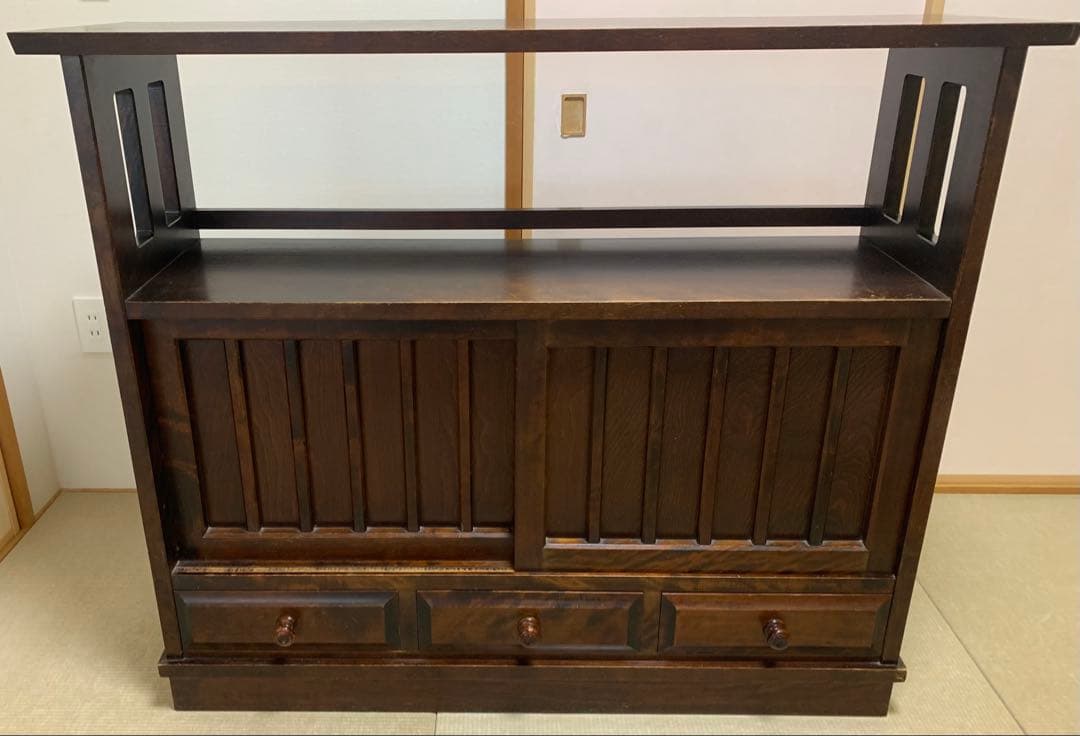 北海道民芸家具 茶棚