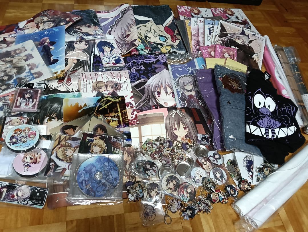 パープルソフトウェア グッズ100個セット ハピメア アマツツミ アオイトリ