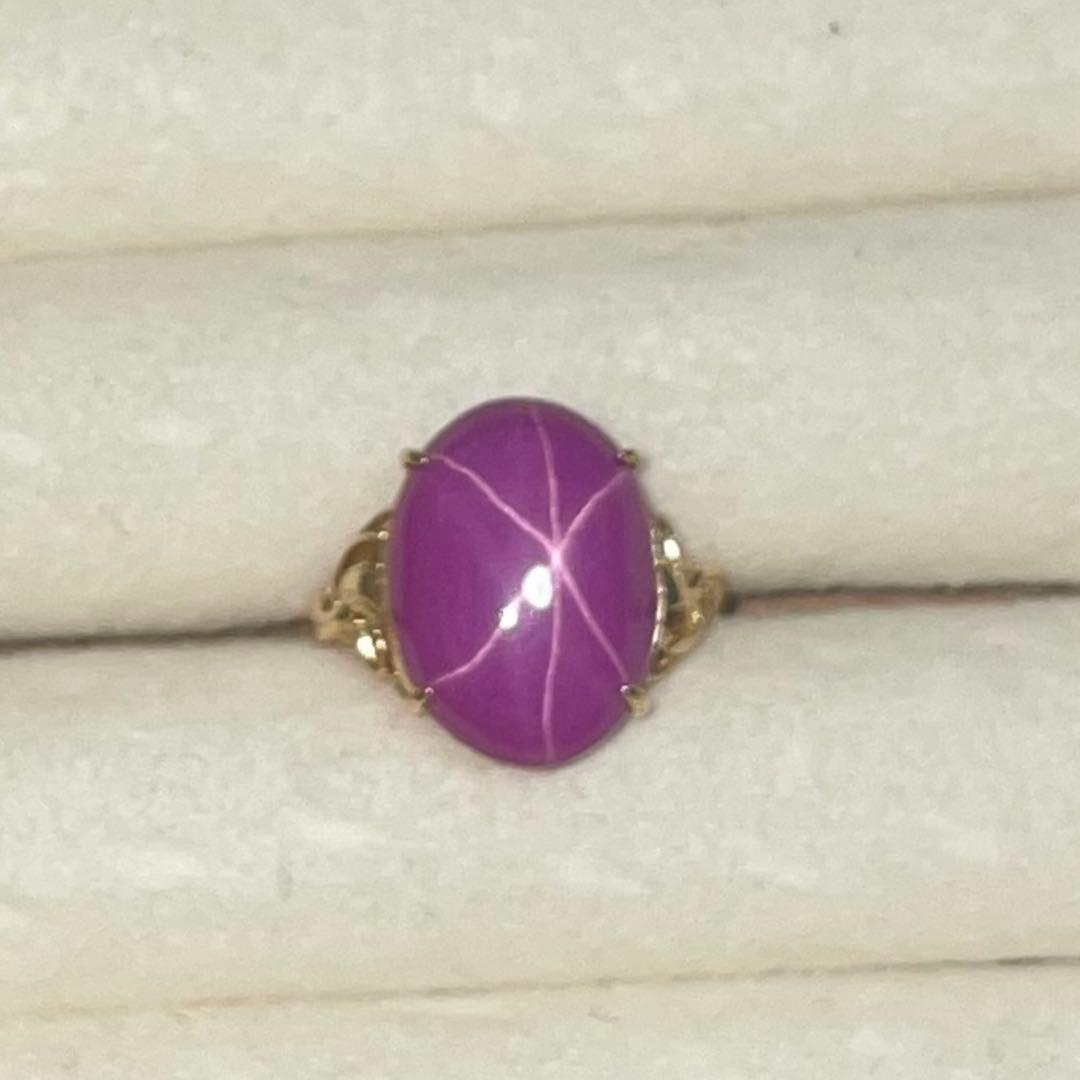 K18ゴールド スタールビーリング