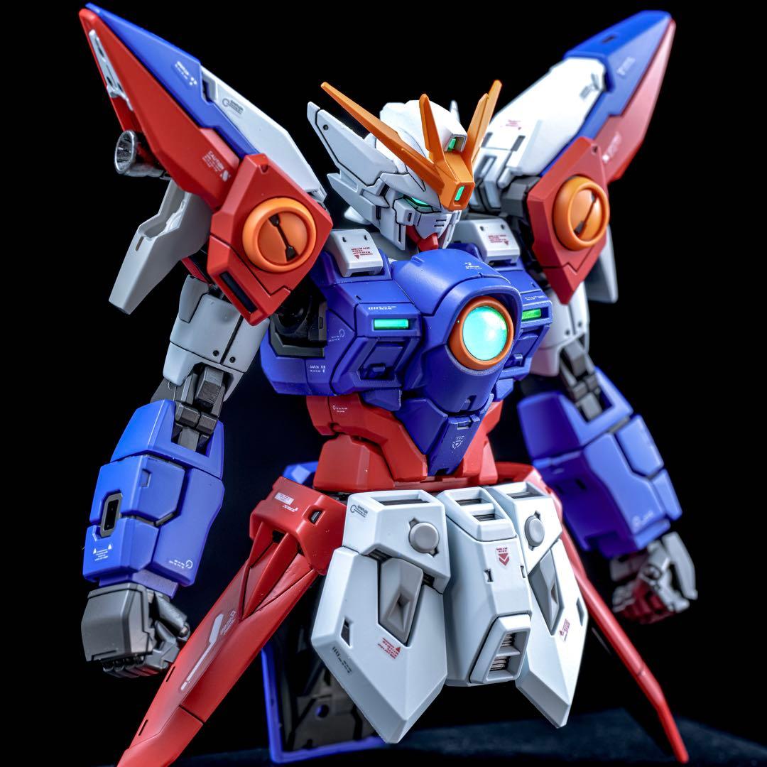 え*つ様 RGウイングガンダムゼロ　全塗装 RG ウイングガンダムゼロ 塗装/完成 : デンデロの消失