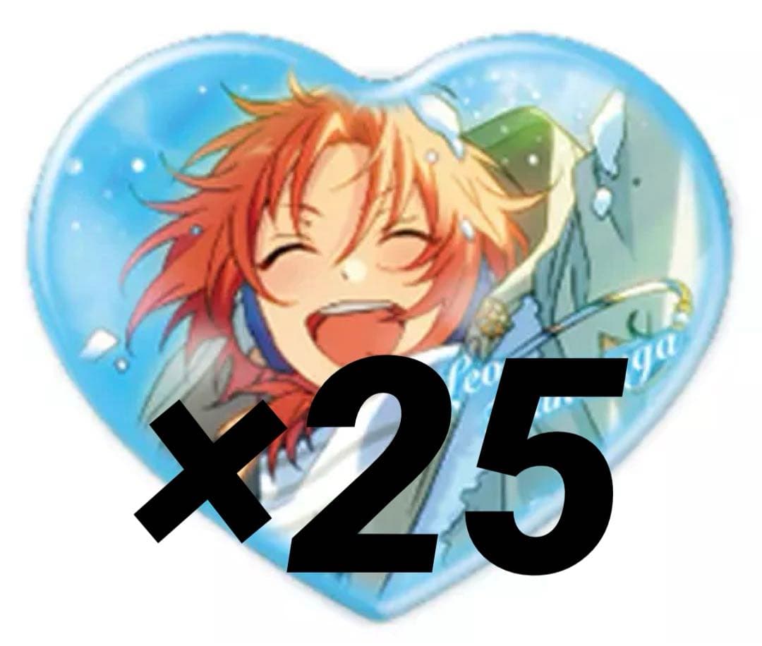 月永レオ Knights ハート型缶バッジ エンスカイ