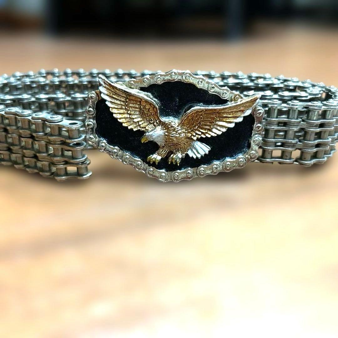 ビンテージ バックル チェーンベルト