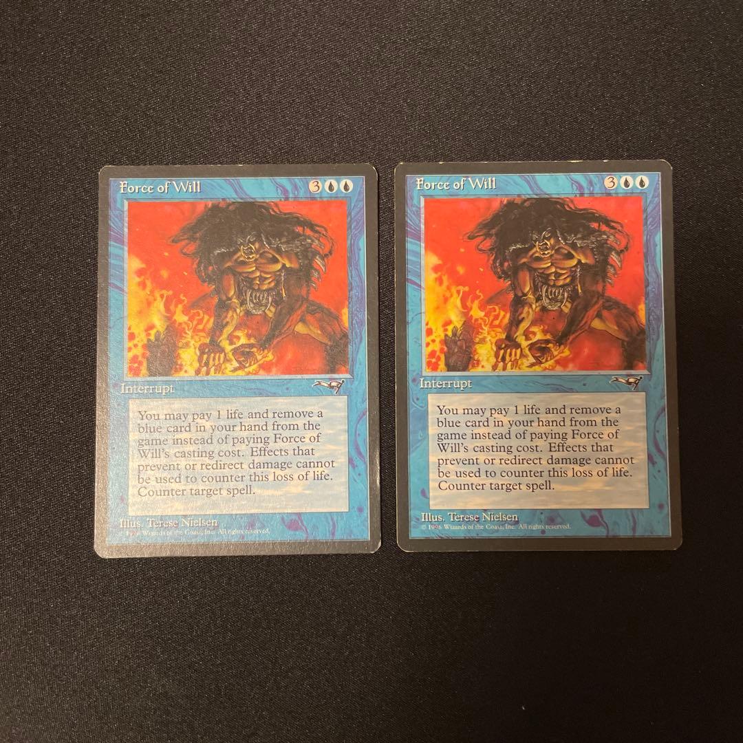 マジックザギャザリング　意志の力　英語　2枚セット 意志の力/Force of Will《日本語》【DMR】