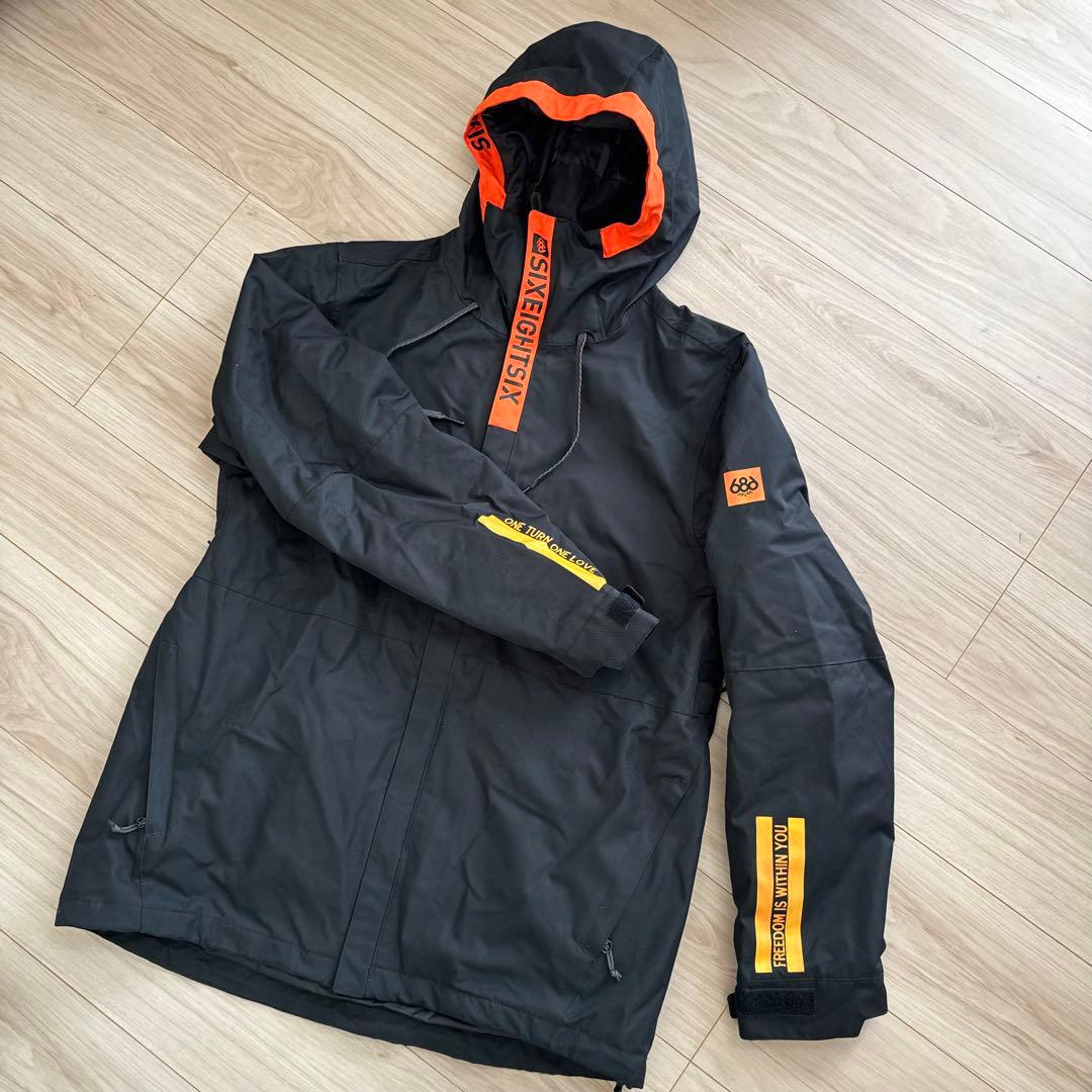 686 スノーボードウェア ブラック/オレンジ 686 スノーボードウェア ブラック/オレンジ