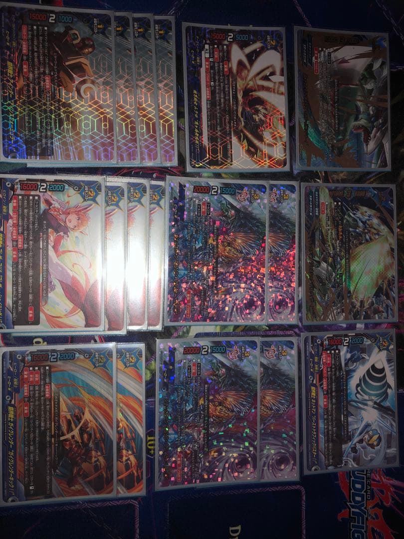 バディファイト 超戦士デッキ 52枚＋フラッグ、バディ2枚合計54枚