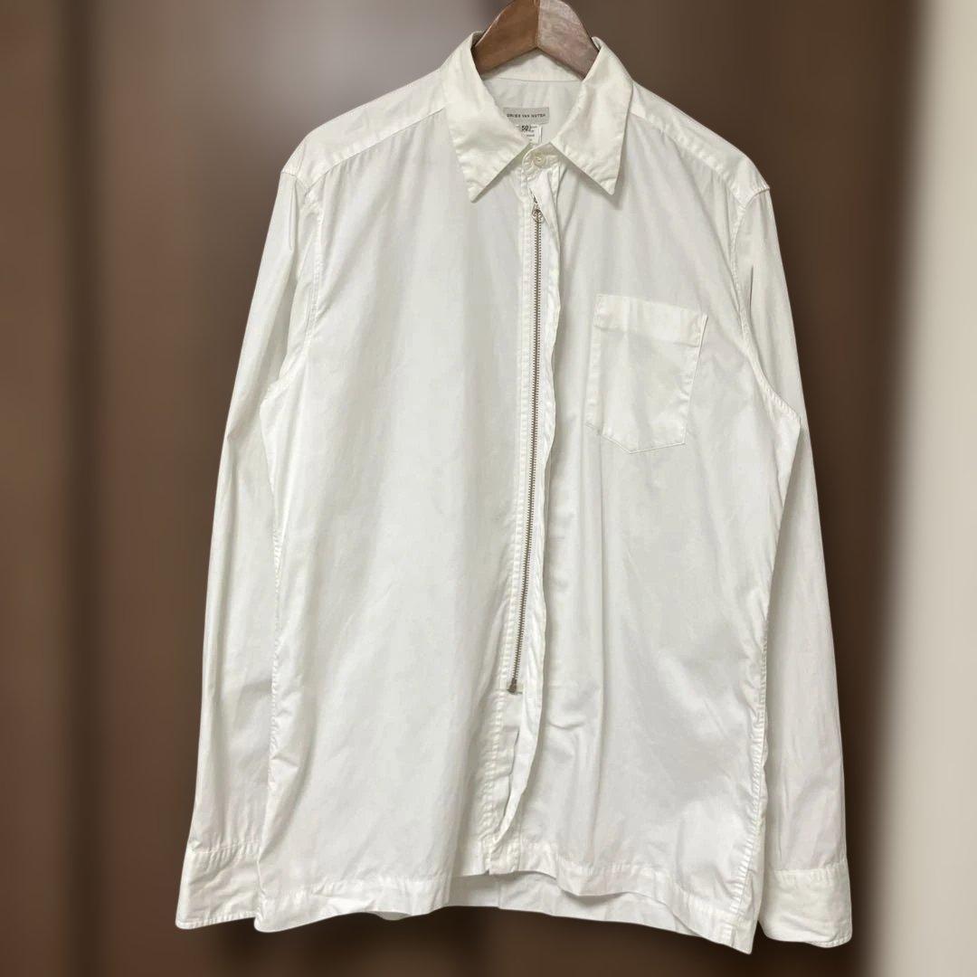 DRIES VAN NOTENジッパー付きシャツXL