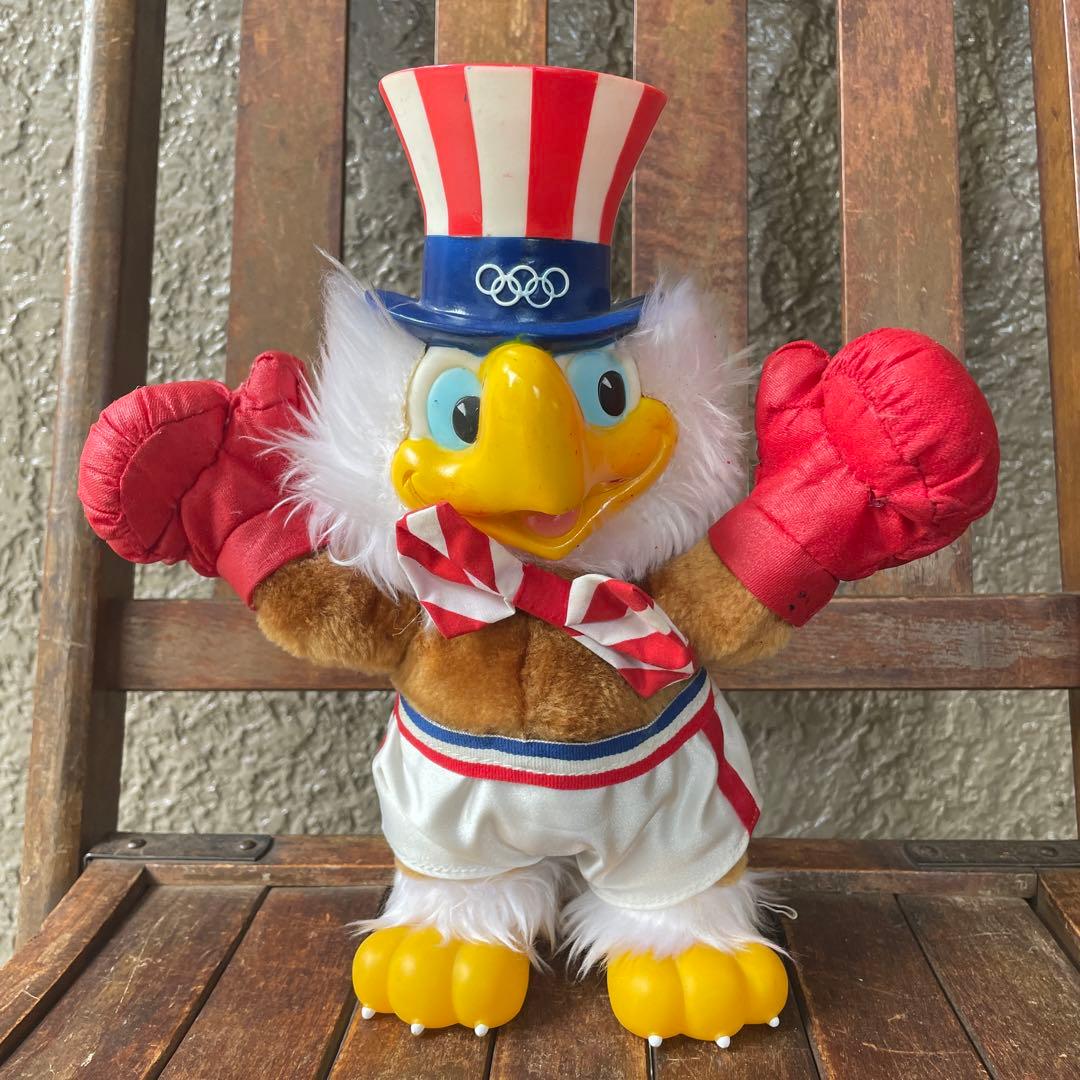 希少品！80's イーグルサム ロサンゼルス五輪マスコット人形