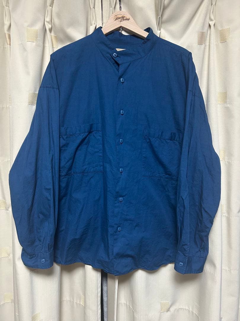 テンダーロイン STAND SHT SOLID BLUE M