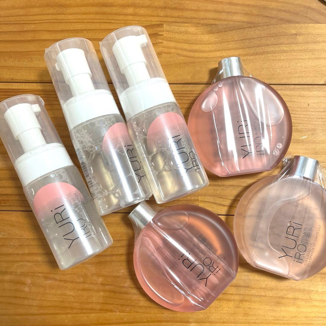 ユリイロセット（インティメイトウォッシュ×3、インティメイト&ボディオイル×3）