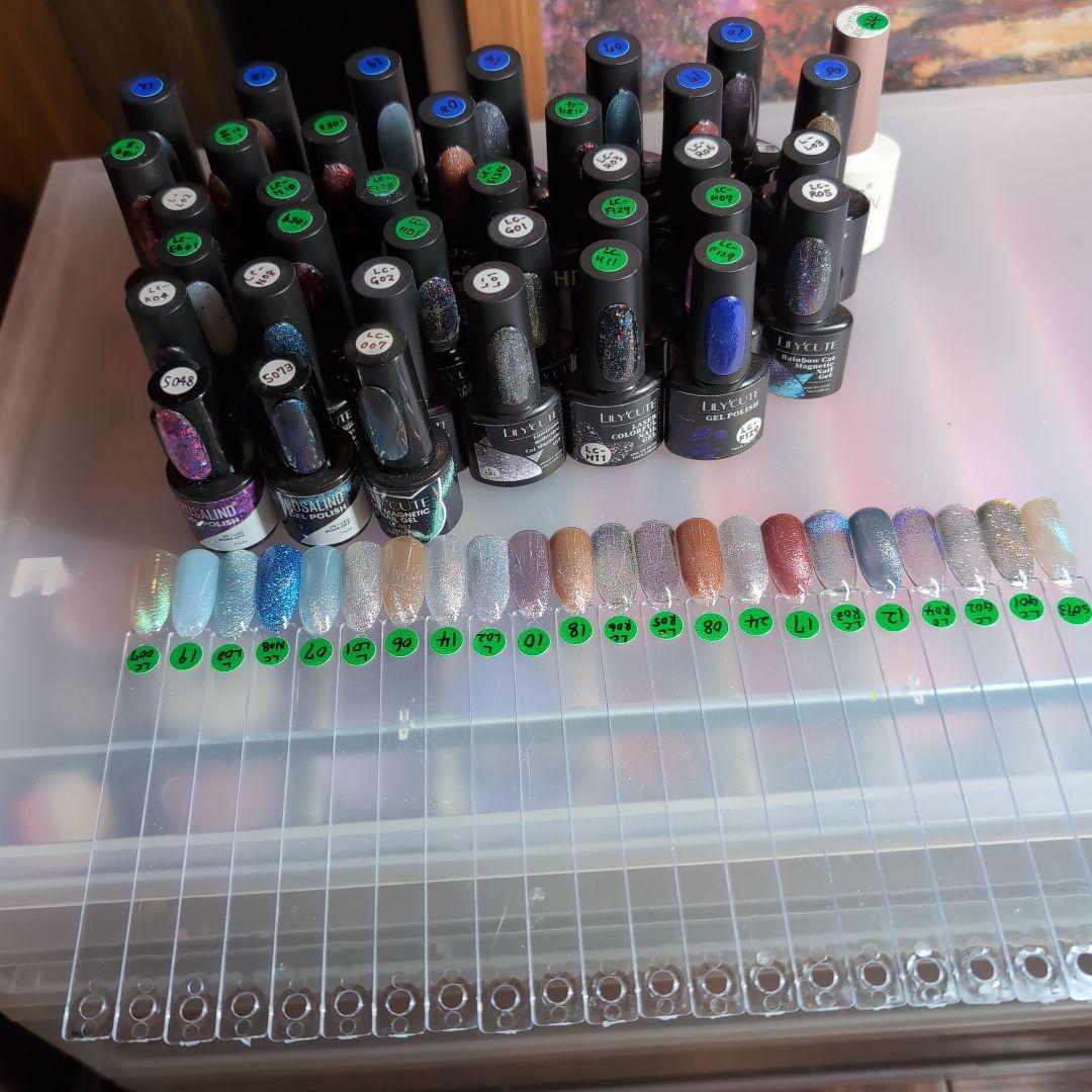 まとめ売り 37色ラメジェル マグネットジェル サンプル付 ジェルネイルセット 楽天市場】ネコジェル マグネットジェル全37色 内容量3g 安心の化粧品